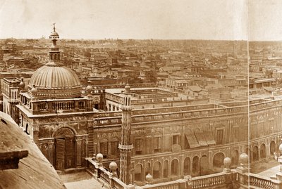 Panoramic View of the Courtyards of the Residency, Lucknow by Felice Beato